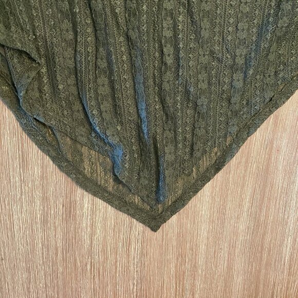 No Boundaries Dress Women's Babydoll Empire Waist Green Sz M Asymmetrical Fairy - Picture 8 of 13